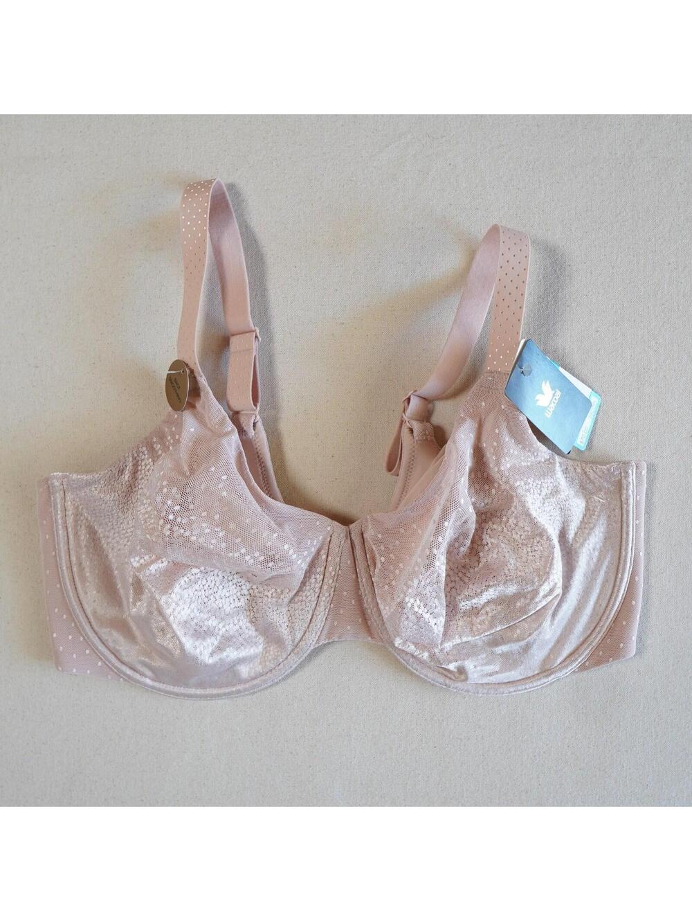 NWT Wacoal 855303 Back Appeal Unlined Underwire Full Coverage Bra US 38DDD